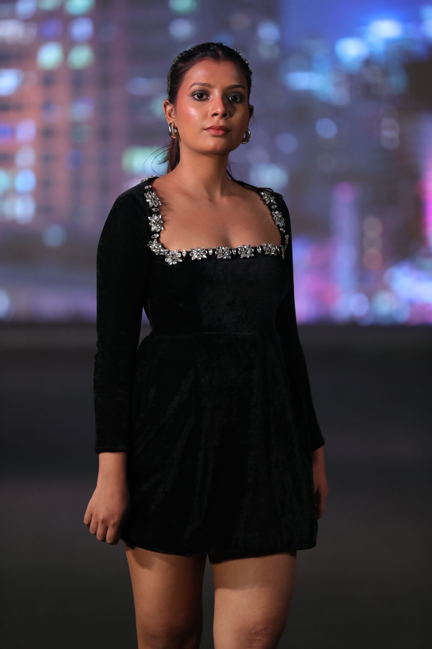 The Elegant Pobble Black Dress