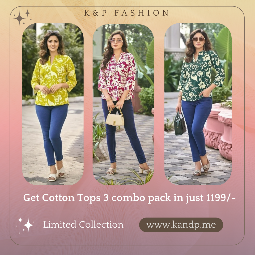 New Combo – 3 Cotton Tops