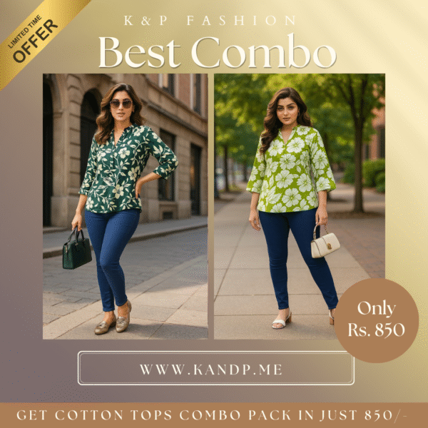 Cotton Tops Combo Pack of 2
