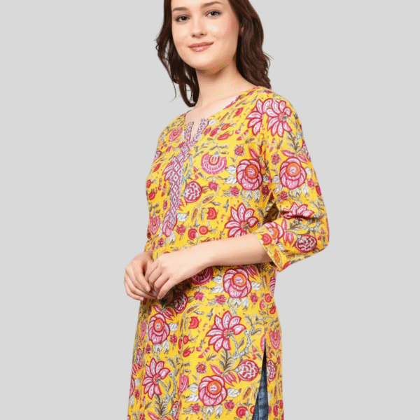 Casual Regular Sleeves Floral Print Women Multicolor Top