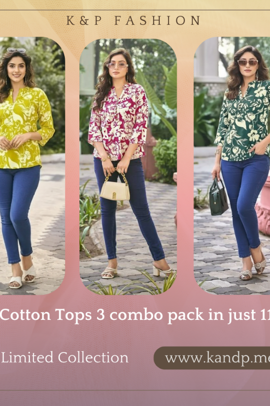 New Combo – 3 Cotton Tops
