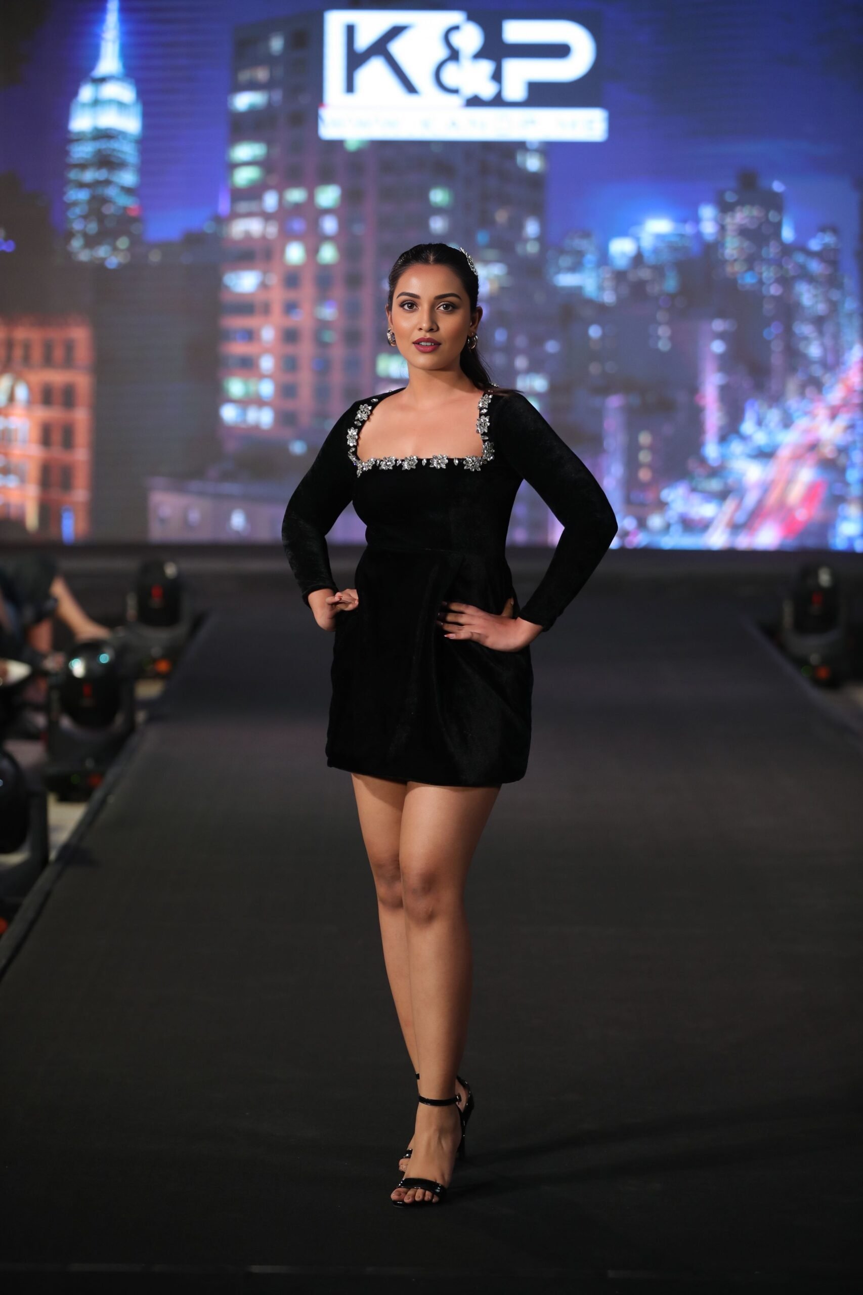 Second image of The Elegant Pobble Black Dress