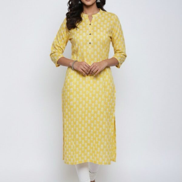 Cotton Printed Kurti For Daily Wear