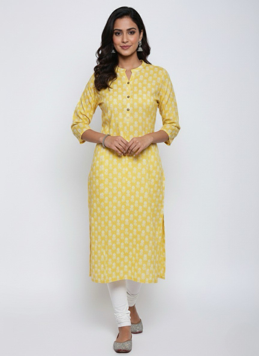 Cotton Printed Kurti For Daily Wear