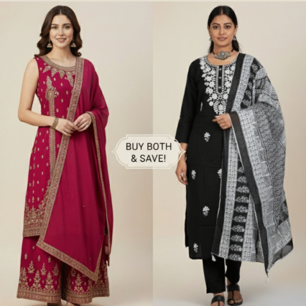 New Exclusive Combo Offer Rani Pink & Black