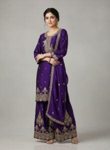Kurta Sharara Set with Dupatta for Women | Festive & Party Wear