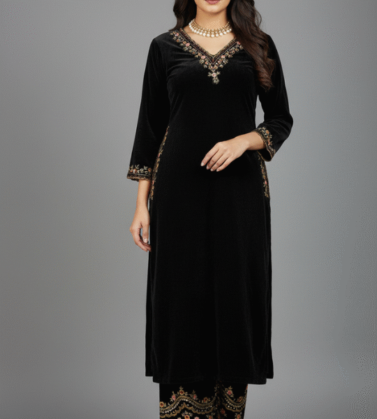 New Premium Velvet Top & Pant Set