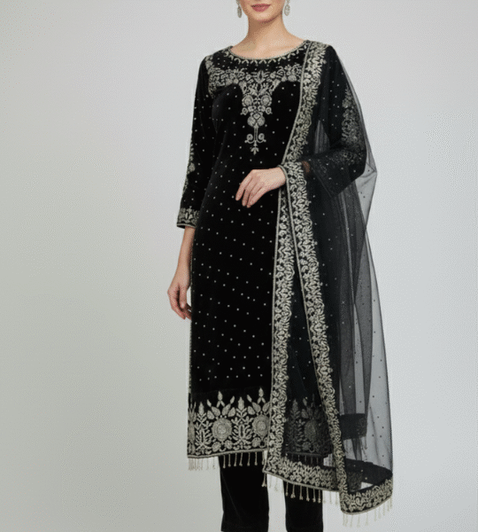 Launching New Party Wear Top–Dupatta with Fully Stitched Bottom