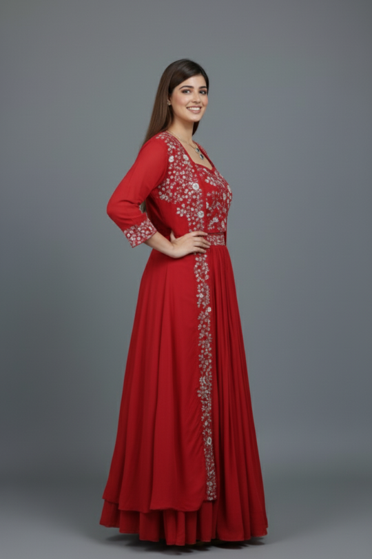 Second image of Newly Launched Premium Indo-Western Lehenga Choli Set