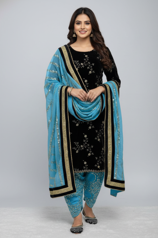 New Launching New Designer Top  Dhoti Salwar  Dupatta Set
