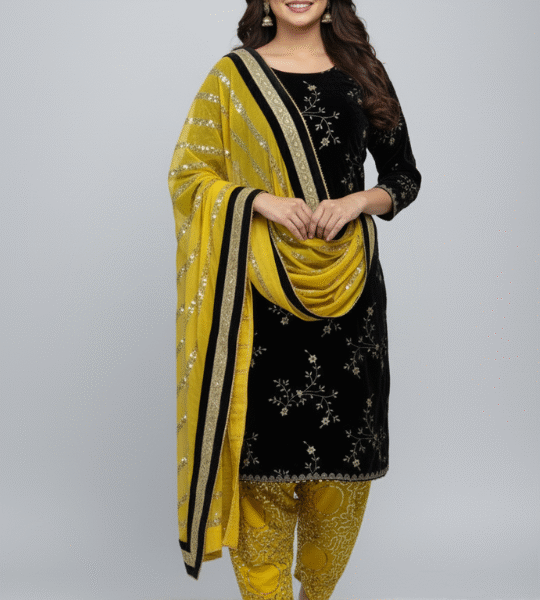 New Launching New Designer Top Dhoti Salwar Dupatta Set