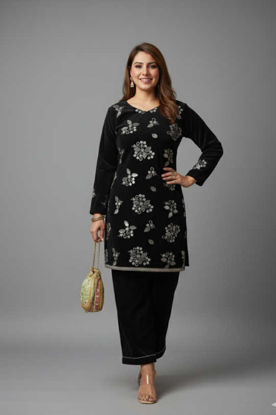 LUNCHING NEW CORD SET – DESIGNER PARTY WEAR TOP & BOTTOM