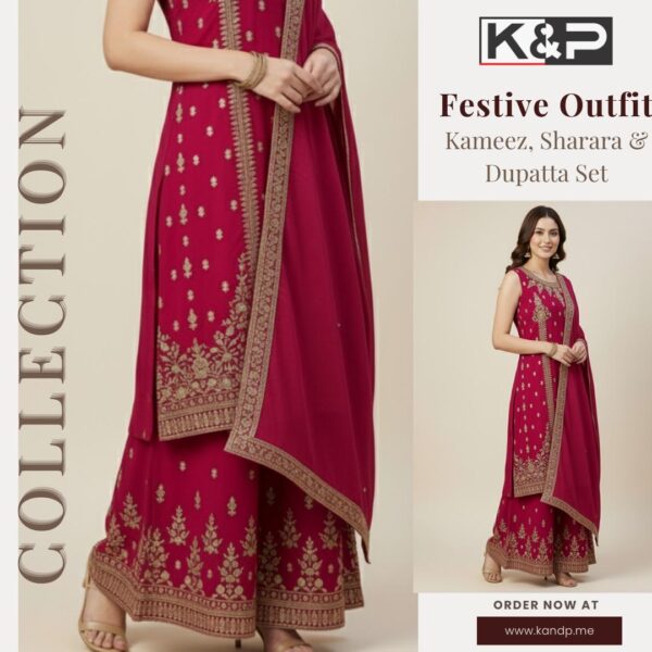 Festive & Wedding Ready: Sharara Dupatta Sets You Can Buy on KandP Fashion