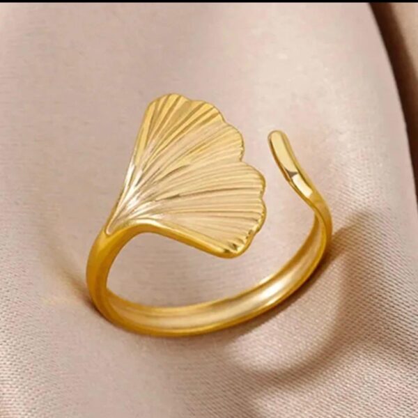 Geometric Zirconia Titanium Steel Ring for Women