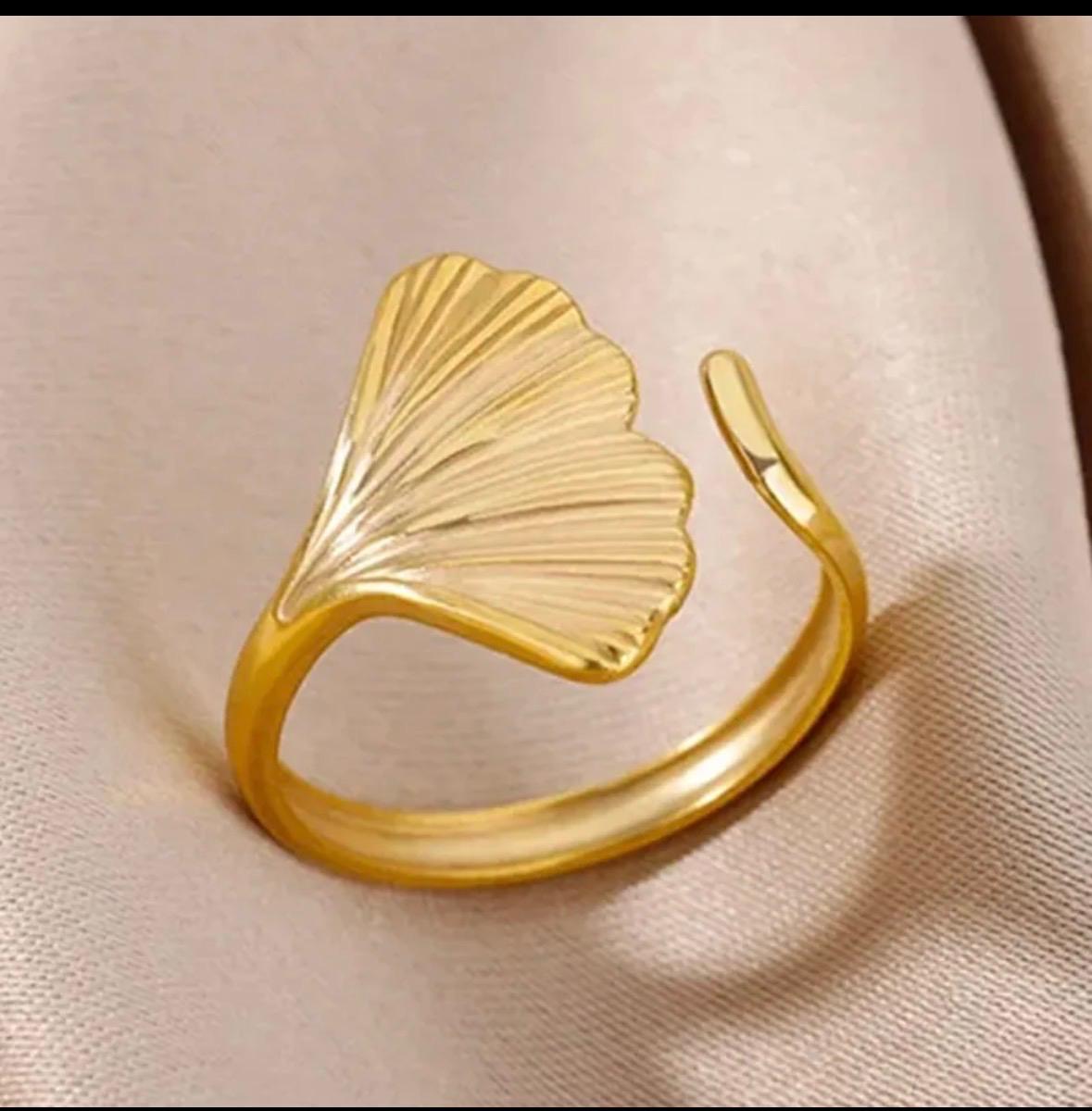 Geometric Zirconia Titanium Steel Ring for Women