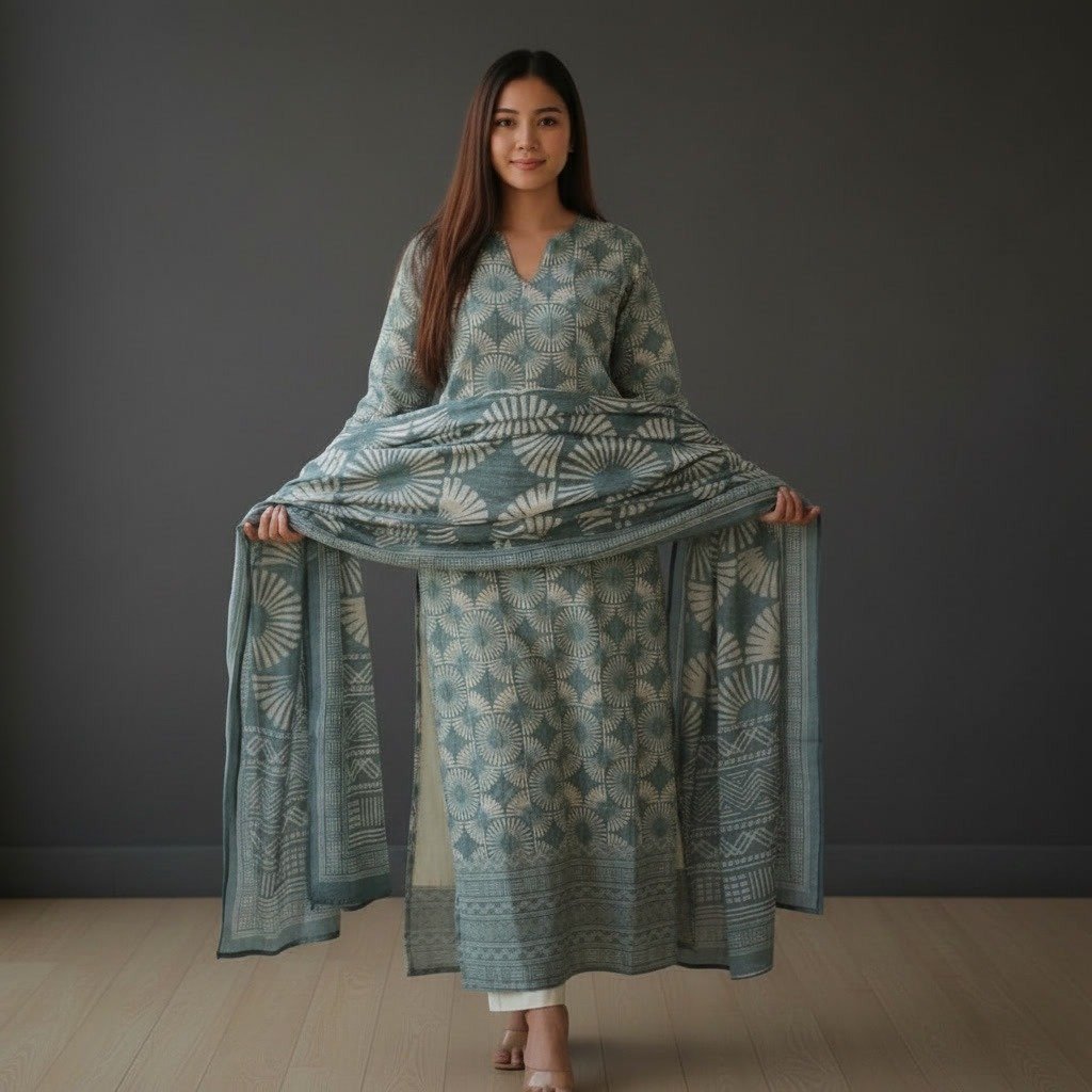 Trendy ethinc suits for women