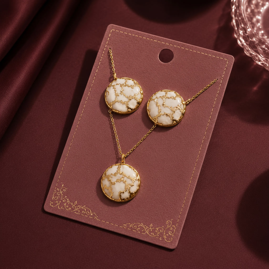 Second image of Stud Earrings Set for Women