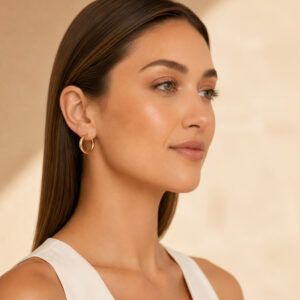 Timeless circular hoop design
