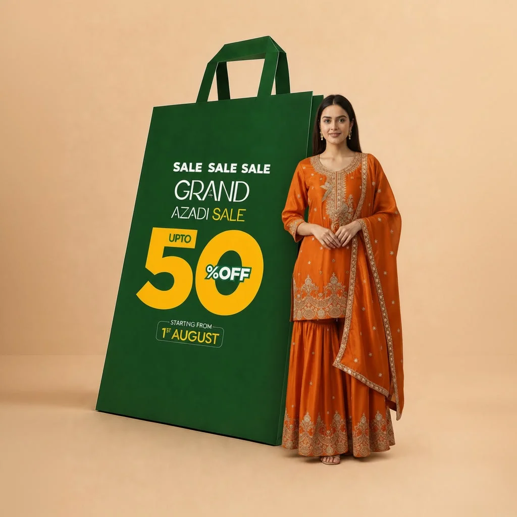 New Art Silk Short Kurta with Sharara & Dupatta Set