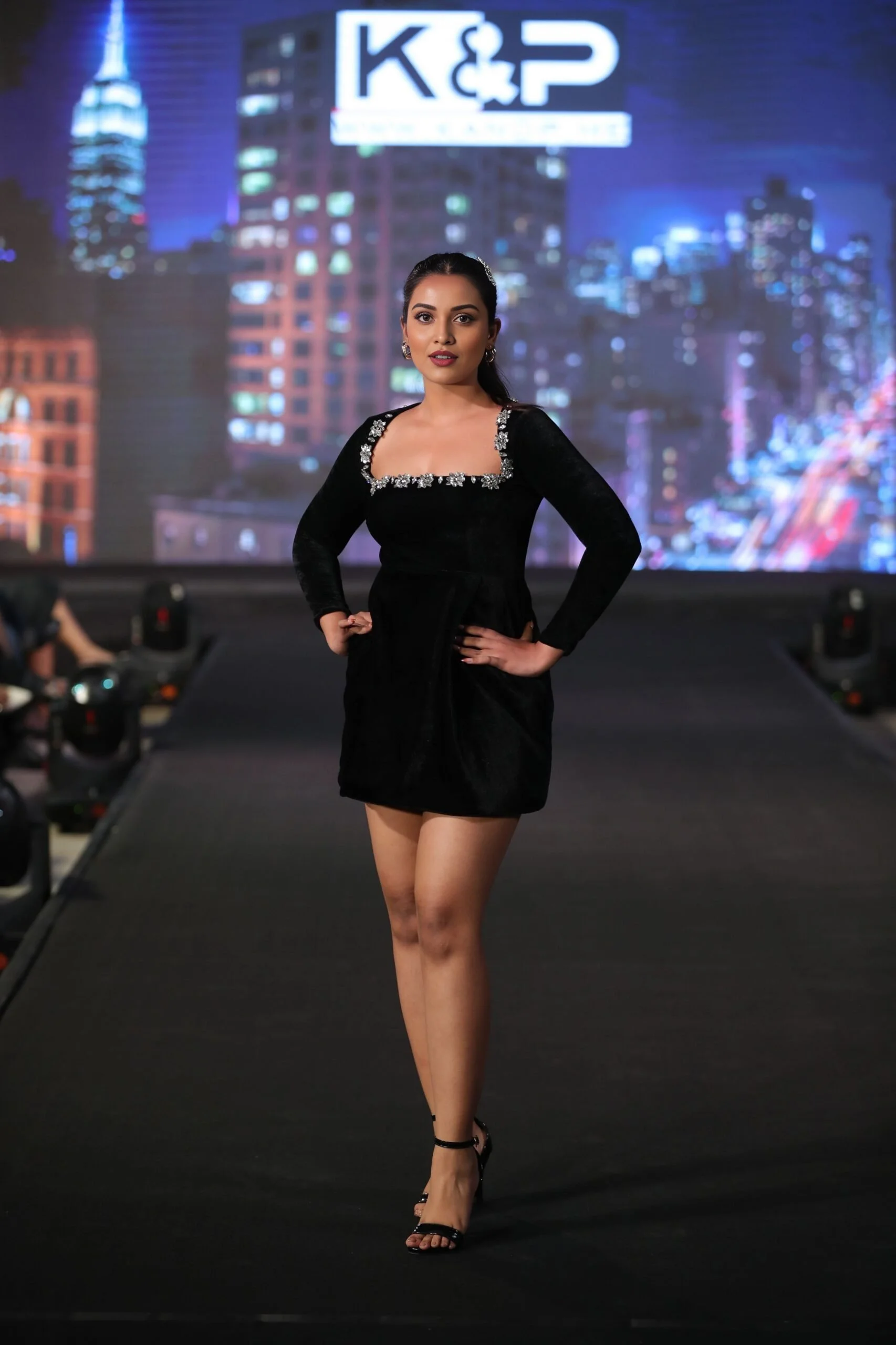 Second image of The Elegant Pobble Black Dress