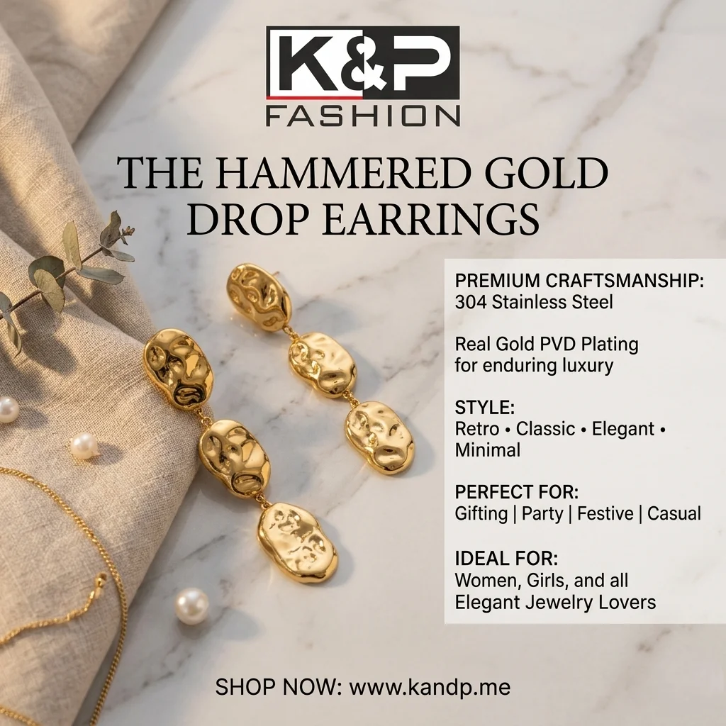 Second image of Modern Classic IG-Style Drop Earrings