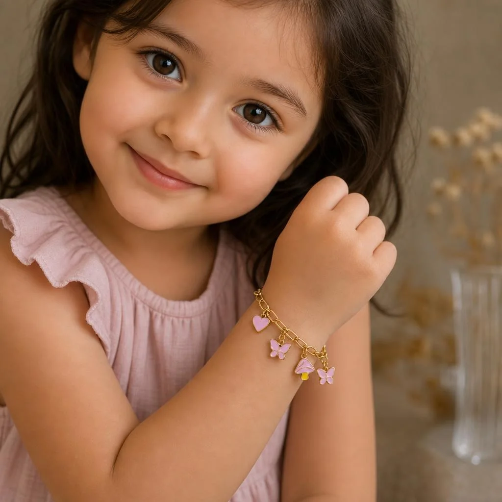 Second image of Kids Gold-Plated Charm Bracelet