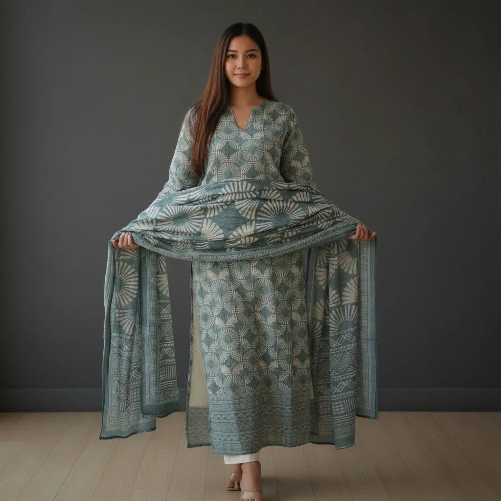 Trendy ethinc suits for women