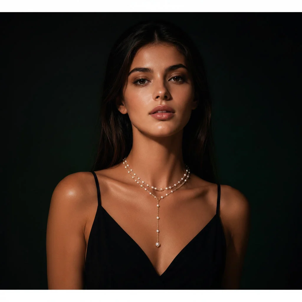 Elegant layered pearl design