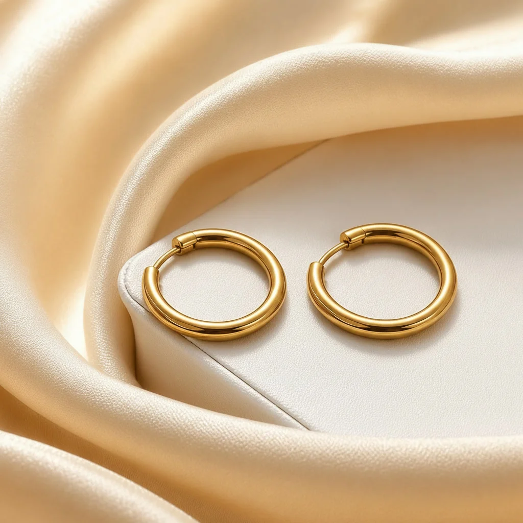 Timeless circular hoop design