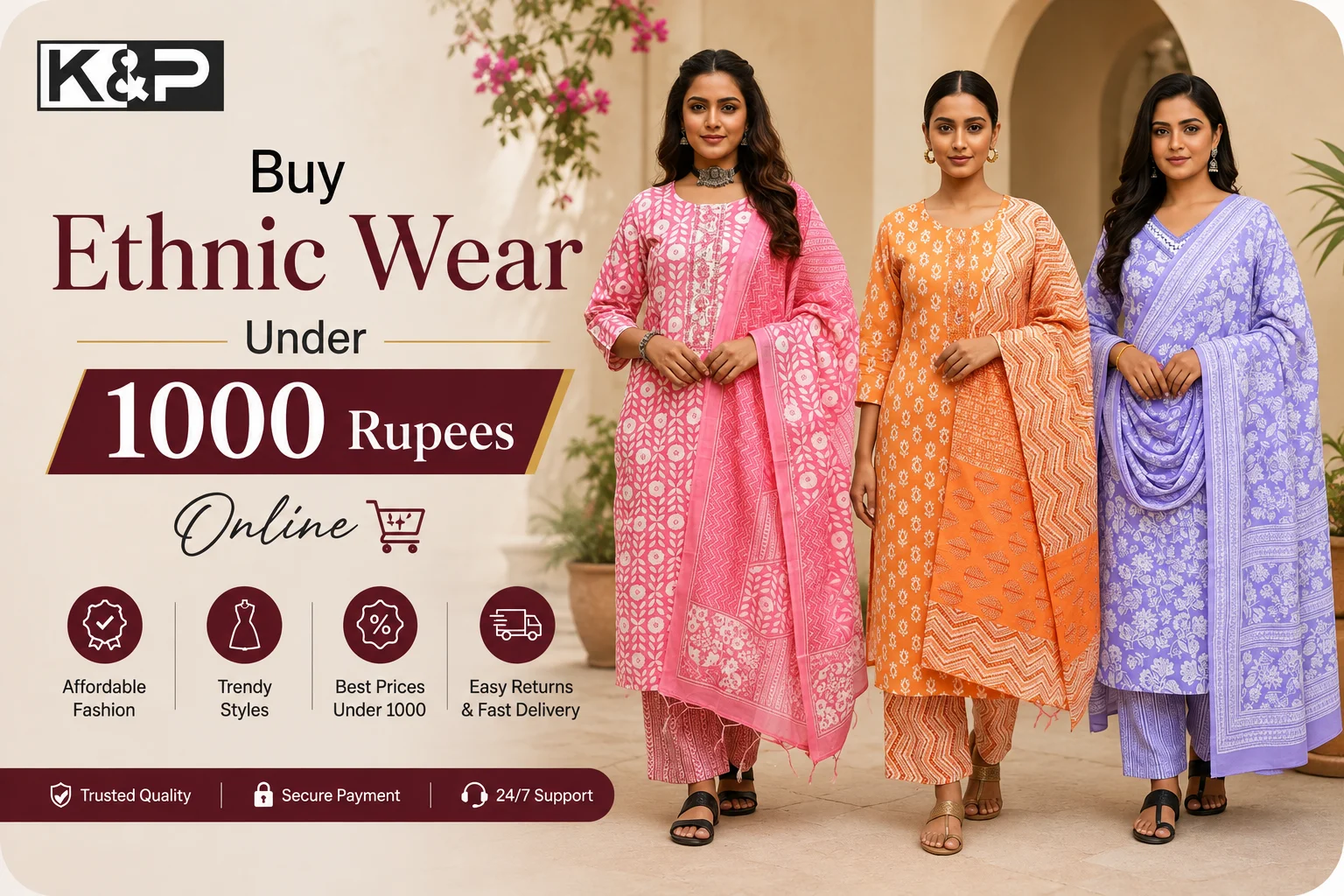Ethnic Wear Under 1000 Rupees Online